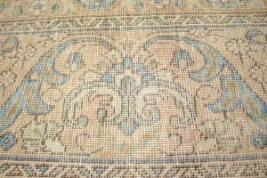 Distressed Muted Antique Traditional 10X13 Tabriz Persian Rug