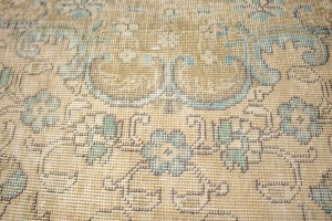 Distressed Muted Antique Traditional 10X13 Tabriz Persian Rug