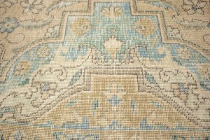 Distressed Muted Antique Traditional 10X13 Tabriz Persian Rug