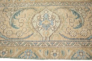 Distressed Muted Antique Traditional 10X13 Tabriz Persian Rug
