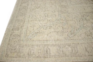 Muted Distressed Traditional Antique 10X13 Tabriz Persian Rug