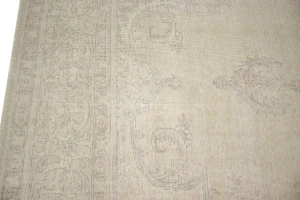 Muted Distressed Traditional Antique 10X13 Tabriz Persian Rug