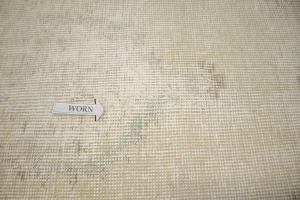 Muted Distressed Traditional Antique 10X13 Tabriz Persian Rug