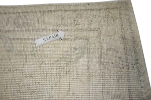 Muted Distressed Traditional Antique 10X13 Tabriz Persian Rug