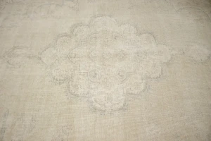 Muted Distressed Traditional Antique 10X13 Tabriz Persian Rug