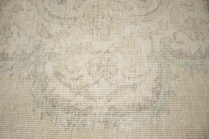 Muted Distressed Traditional Antique 10X13 Tabriz Persian Rug