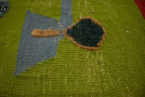 Multicolored Tribal Pictorial 4X5 Shiraz Kilim Persian Rug