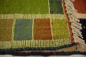 Multicolored Tribal Pictorial 4X5 Shiraz Kilim Persian Rug