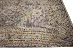 Antique Traditional Muted 10X13 Tabriz Persian Rug