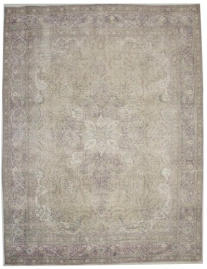 Antique Traditional Muted 10X13 Tabriz Persian Rug