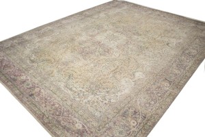 Antique Traditional Muted 10X13 Tabriz Persian Rug