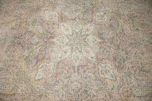 Antique Traditional Muted 10X13 Tabriz Persian Rug