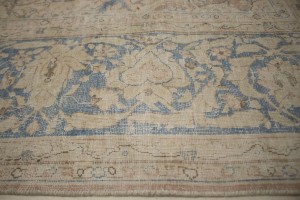 Antique Muted Traditional Floral 10X13 Kerman Persian Rug