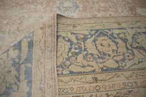 Antique Muted Traditional Floral 10X13 Kerman Persian Rug