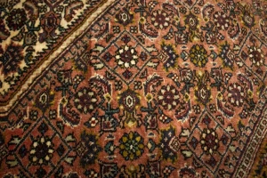Rusty Peach Vintage Floral 4X6 Bidjar Persian Oriental Rug