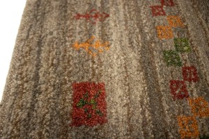 Vintage Brown Tribal Floral 3X5 Oriental Rug