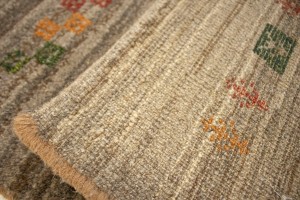 Vintage Brown Tribal Floral 3X5 Oriental Rug