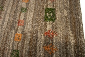 Vintage Brown Tribal Floral 3X5 Oriental Rug