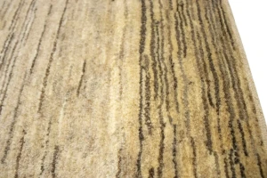 Vintage Tribal Stripes 3'8X4'5 Gabbeh Persian Rug