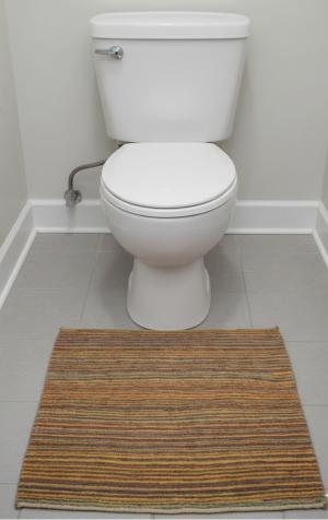 Vintage Multicolored Stripes Tribal 3X4 Gabbeh Persian Rug