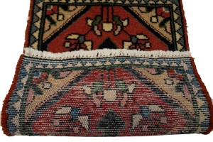 Semi Antique Floral Tribal 1'3X1'8 Hamedan Persian Rug