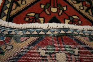 Semi Antique Floral Tribal 1'3X1'8 Hamedan Persian Rug