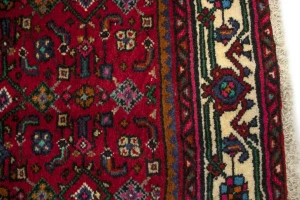 Red Vintage Tribal 3X5 Pictorial Hamedan Persian Oriental Rug