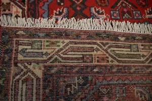 Red Vintage Tribal 3'5X5 Floral Hamedan Persian Rug