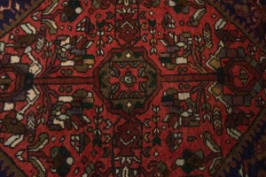 Vintage Floral Rusty Red 3X5  Rug