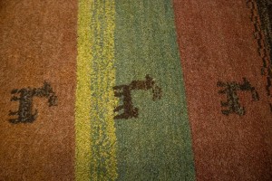 Multicolored Tribal Stripes 3X5 Gabbeh Persian Rug