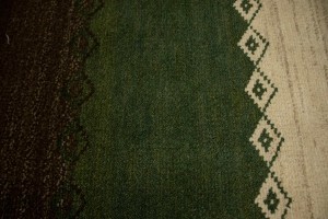 Vintage Tribal Stripes 3'5X5'3 Gabbeh Persian Rug