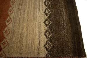 Vintage Tribal Stripes 3'5X5'3 Gabbeh Persian Rug
