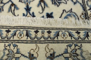 Cream Floral Classic 2'2X4'6 Nain Persian Rug