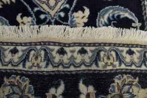 Navy Blue Floral Classic 2'3X4'6 Nain Persian Rug