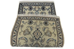 Cream Classic Floral 2'3X4'6 Nain Persian Rug