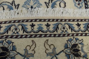 Cream Classic Floral 2'3X4'6 Nain Persian Rug
