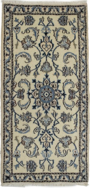 Cream Classic Floral 2'3X4'8 Nain Persian Rug