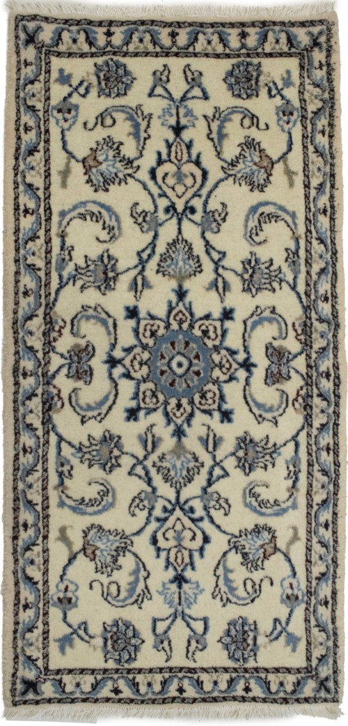 Cream Classic Floral 2'3X4'8 Nain Persian Rug