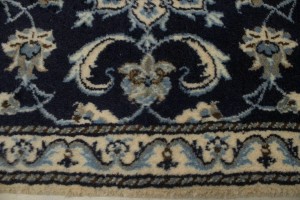 Navy Blue Floral Classic 2'3X4'7 Nain Persian Rug