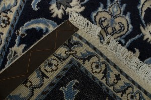 Navy Blue Floral Classic 2'3X4'8 Nain Persian Rug