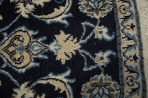 Navy Blue Floral Classic 2'3X4'8 Nain Persian Rug