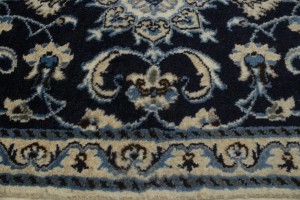 Navy Blue Floral Classic 2'3X4'8 Nain Persian Rug