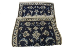 Navy Blue Floral Classic 2'3X4'7 Nain Persian Rug