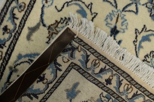 Cream Classic Floral 2'2X4'9 Nain Persian Rug