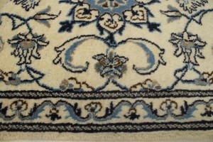 Cream Classic Floral 2'2X4'9 Nain Persian Rug