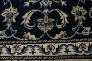 Navy Blue Floral Classic 2'4X4'5 Nain Persian Rug