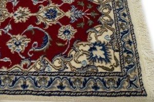 Red Floral Classic 2'2X4'2 Nain Persian Rug