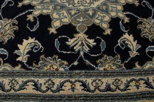 Navy Blue Floral Classic 3X4'6 Nain Persian Rug
