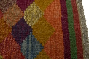 Multicolored Tribal 3X4 Kilim Persian Rug