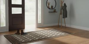 Vintage Tribal Cream 2X4'5 Turkoman Persian Rug